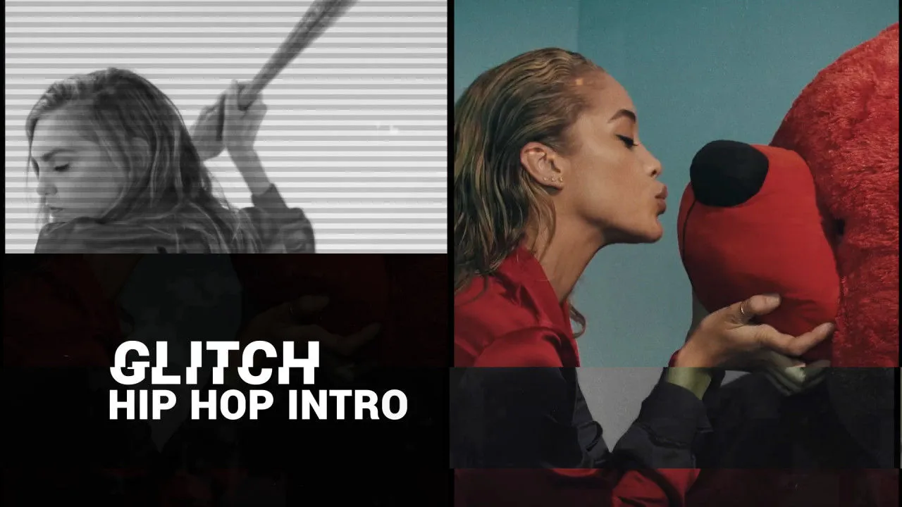 时尚设计的现代文本动画产品介绍像素设计精选AE模板