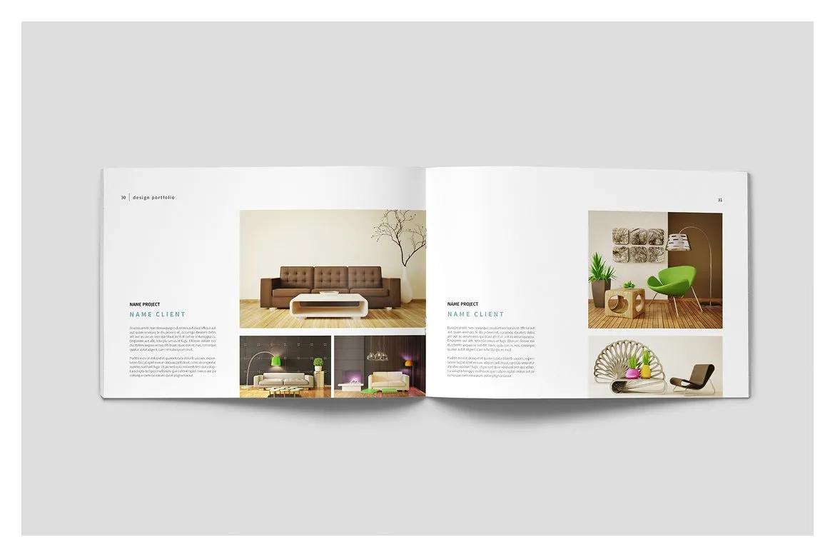 设计感强的多用途平面画册组合模板插图(16)