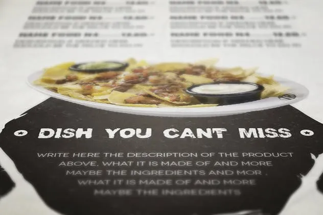 意大利餐厅西式餐厅食品菜单设计模板 The Ristorante Food Menu Illustrator Template插图(6)