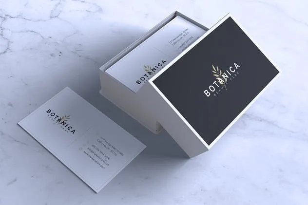 现代极简主义企业名片制作模板v1 Modern Minimalist Business Card Vol. 01插图(1)