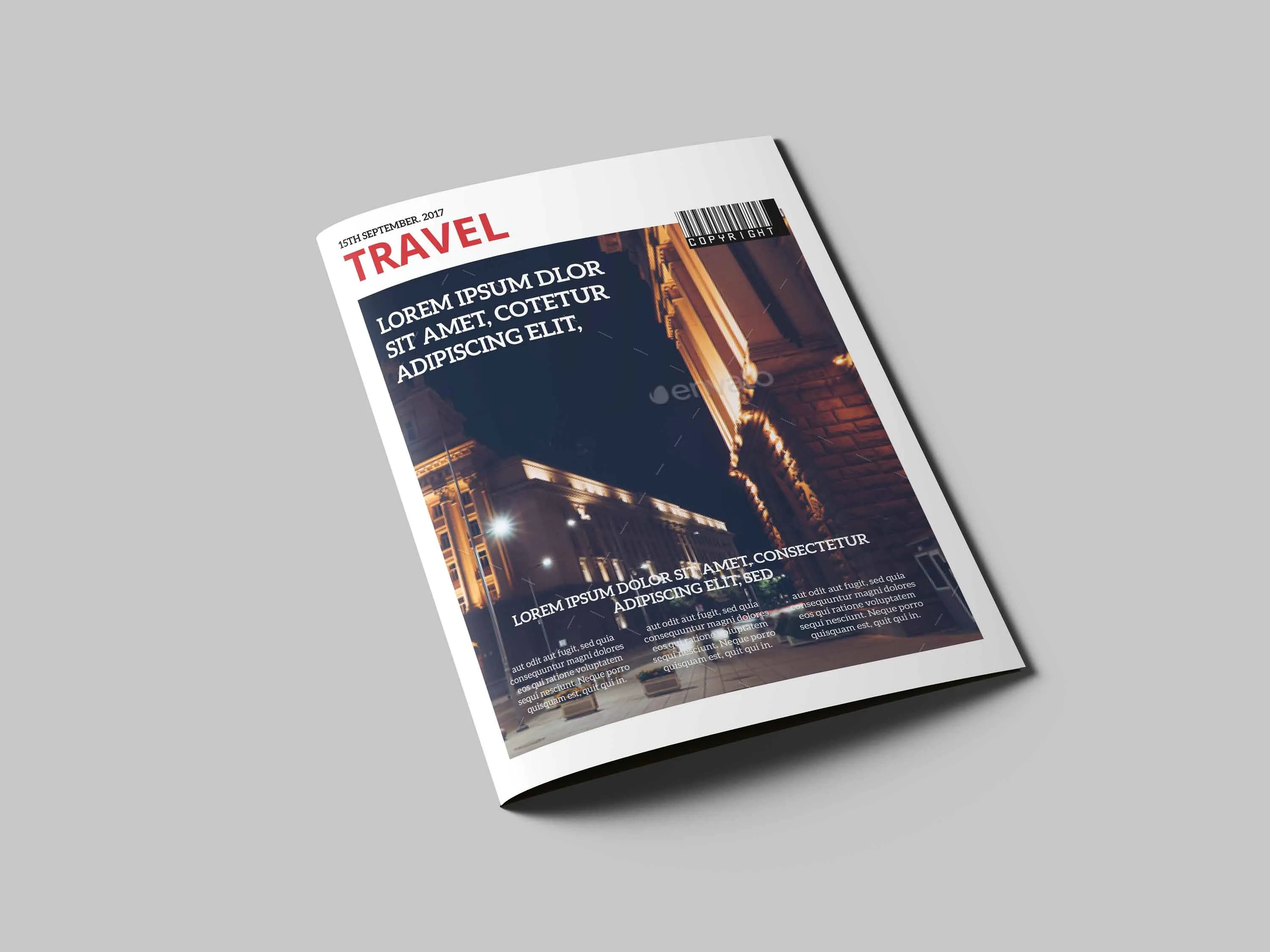 14页旅游类杂志模板Travel Magazine下载[indd]插图(1)