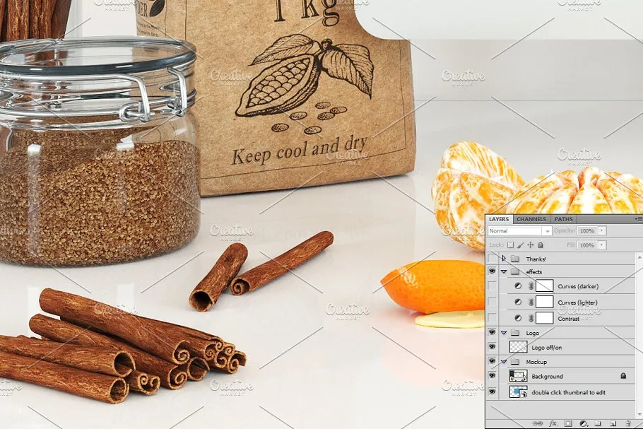 饮食餐厅工作场景iMac样机模板 iMac mockup – (cooking)插图(2)