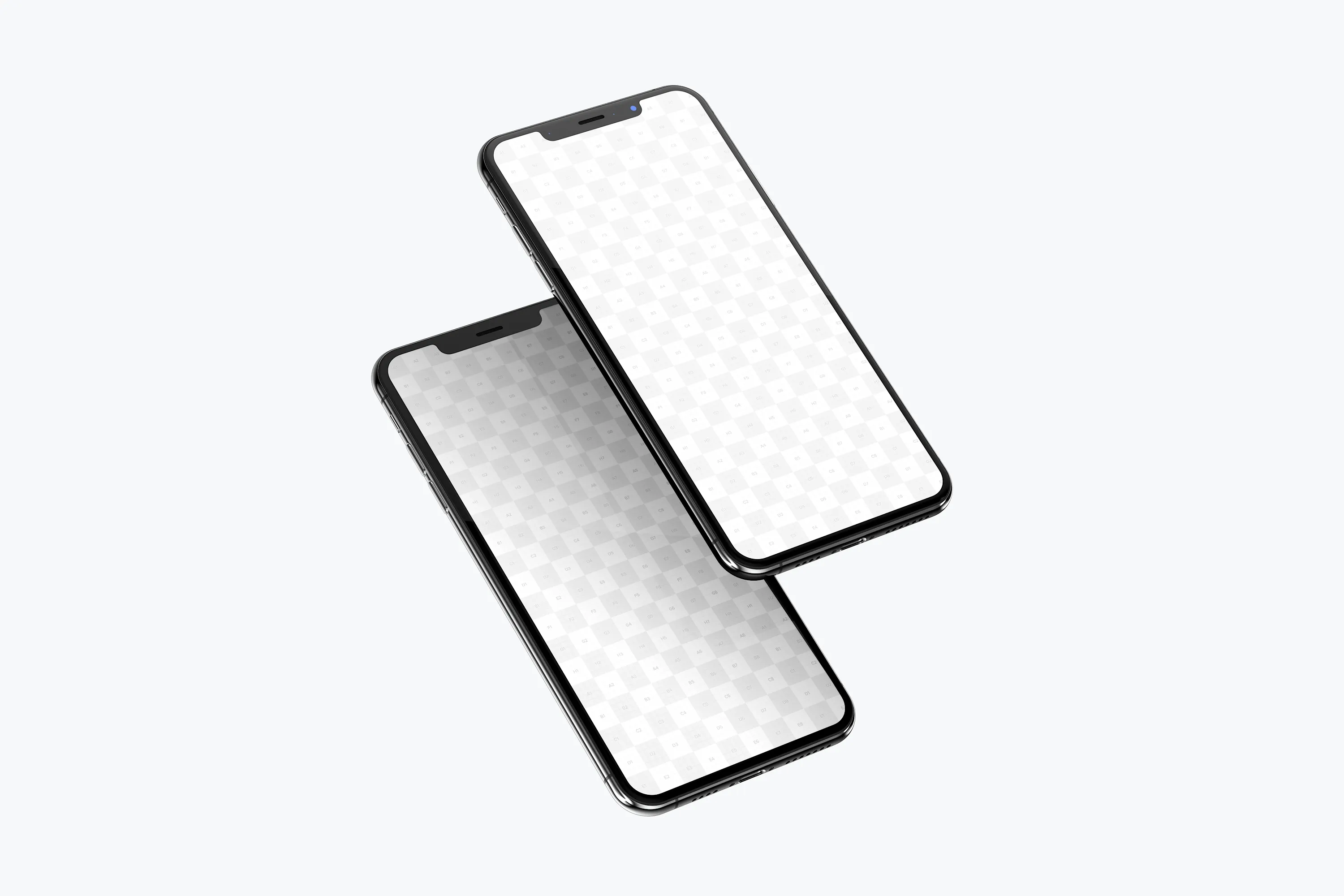 iPhone XS Max智能手机APP应用UI设计效果图样机05 iPhone XS Max Mockup 05插图(1)