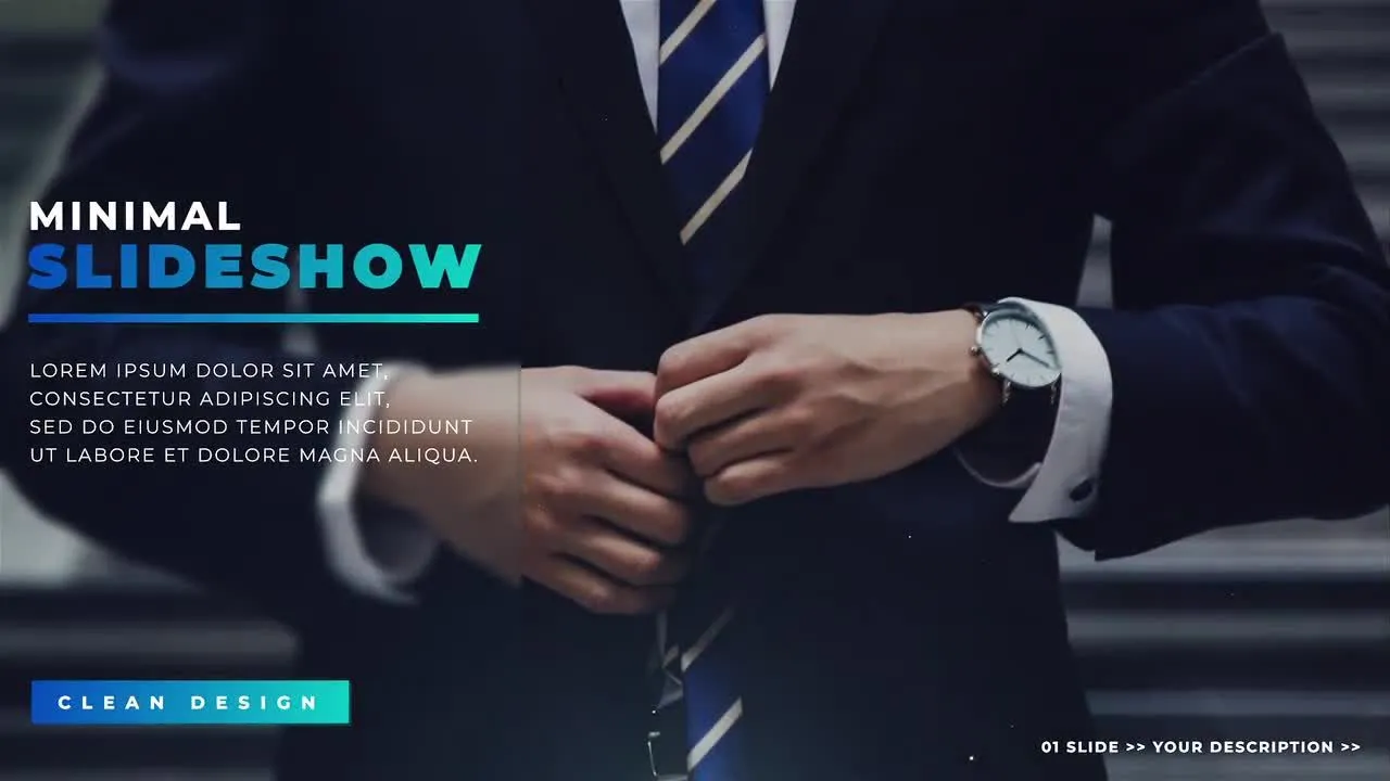 企业最小幻灯片放映像素设计精选AE模板