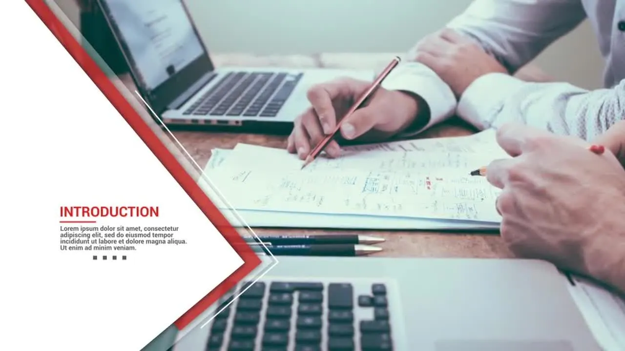 公司企业信息宣传介绍视频展示像素设计精选AE模板