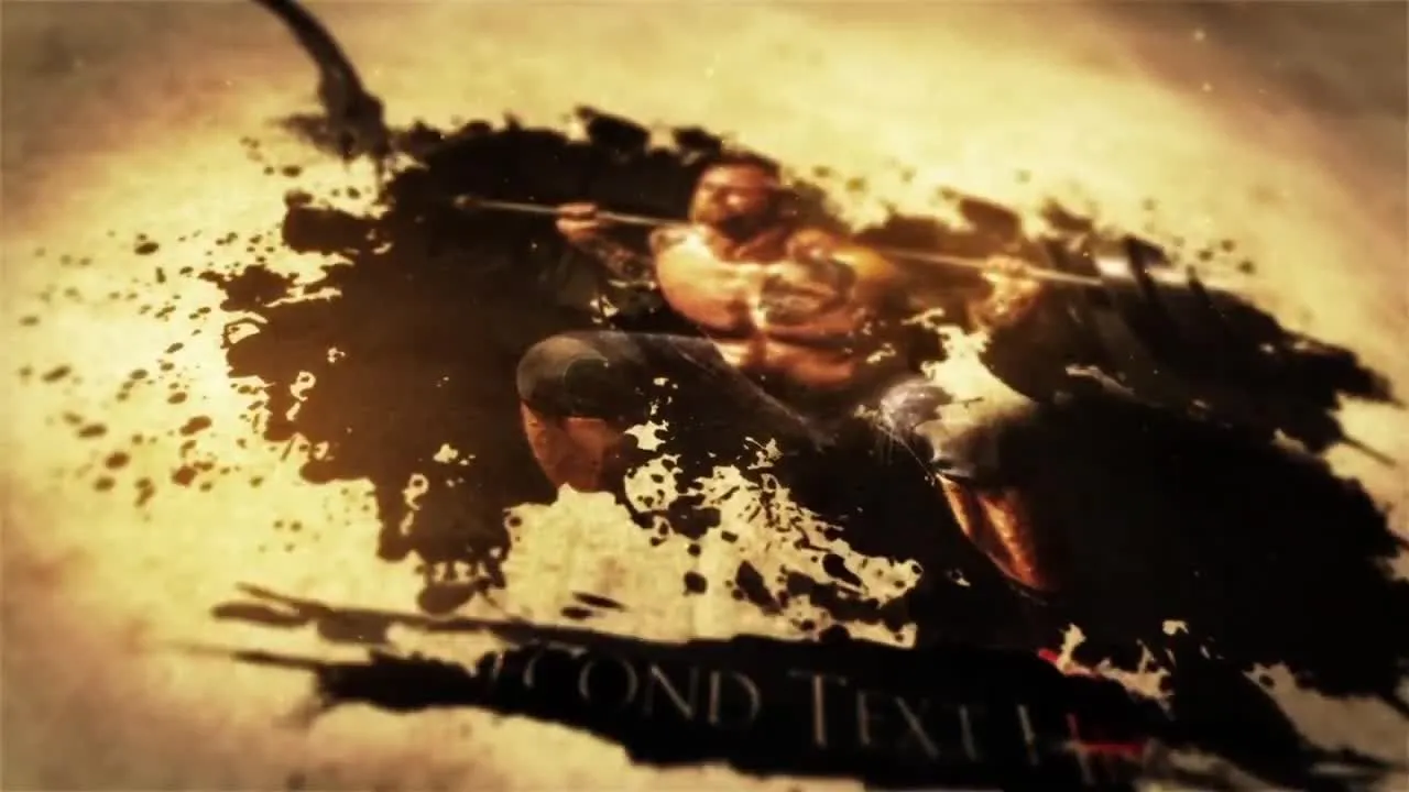 水墨晕染镜头切换视频特效像素设计精选AE模板