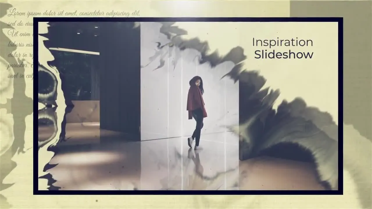 墨水记忆效果电影幻灯片像素设计精选AE模板