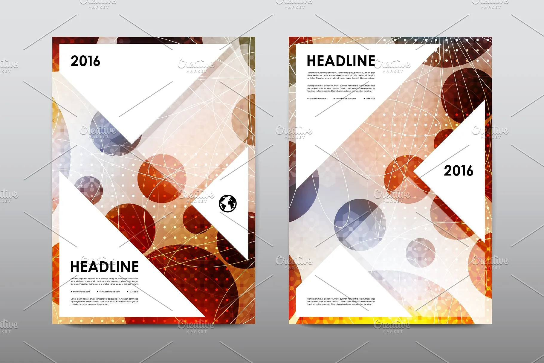 50+企业画册模板合集 50+ Business Brochures Bundle插图(11)