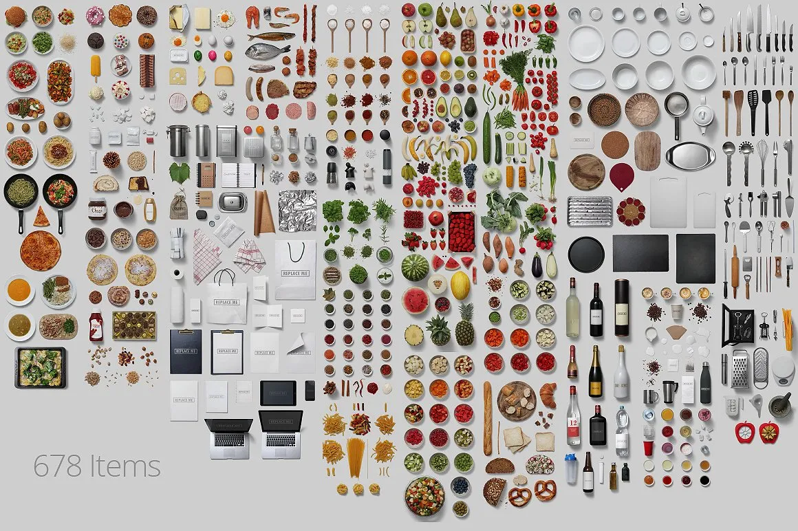 Kitchen Scene Generator–高品质的厨房场景样机下载 9.42 GB[psd,png]插图(8)