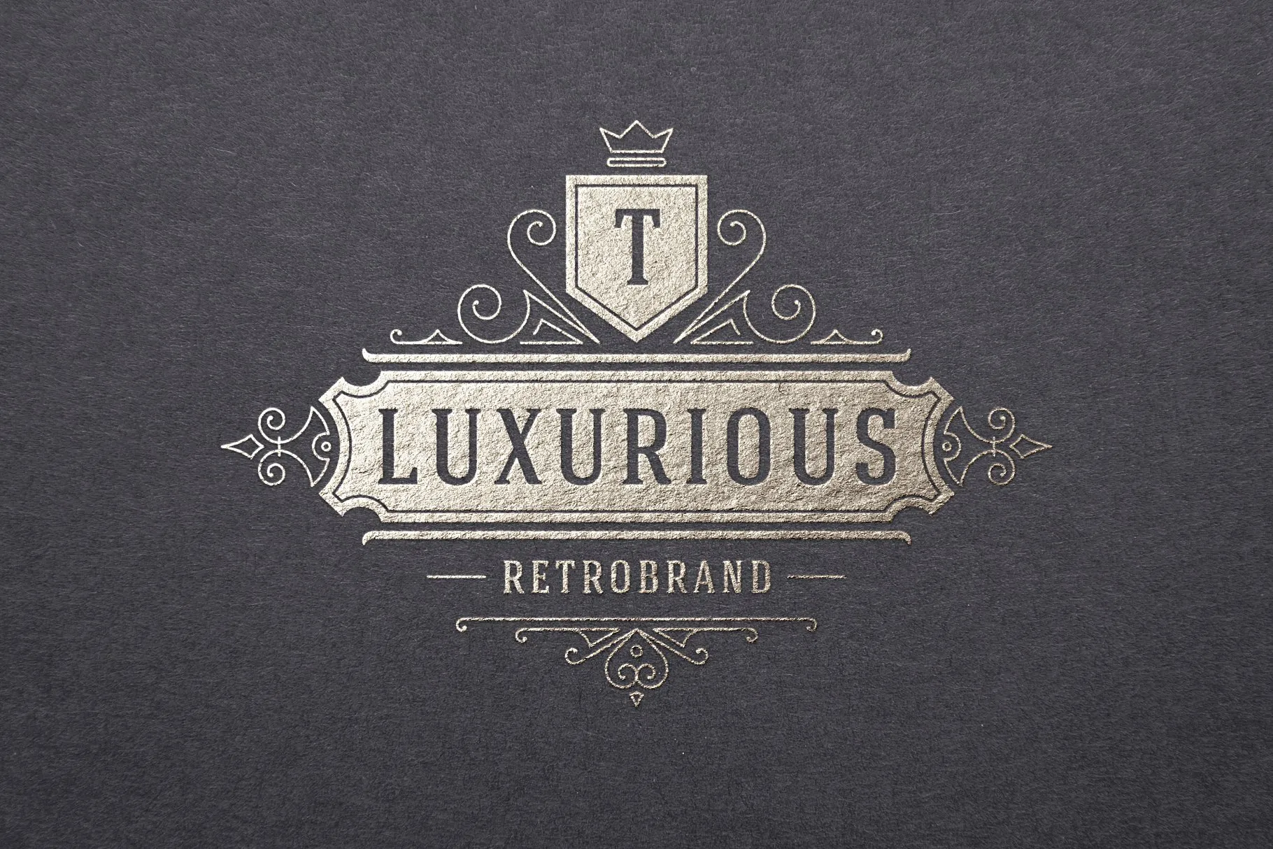 50个奢华装饰Logo及徽章  50 Ornament logos & badges插图(8)