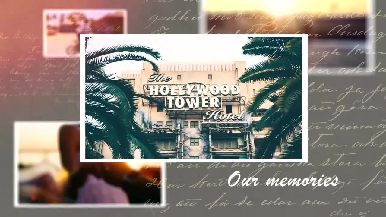 优雅动态动画的朋友照片展示像素设计精选AE模板