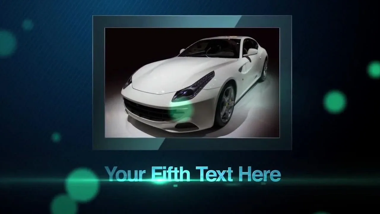 时尚飞越汽车宣传像素设计精选AE模板FlyThrough