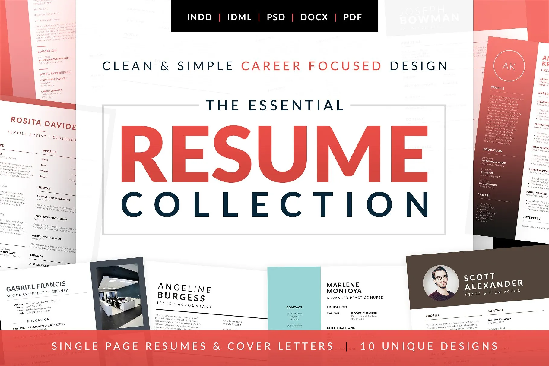 个人简历电子版即拿即用模板合集 Essential Resume/CV Collection