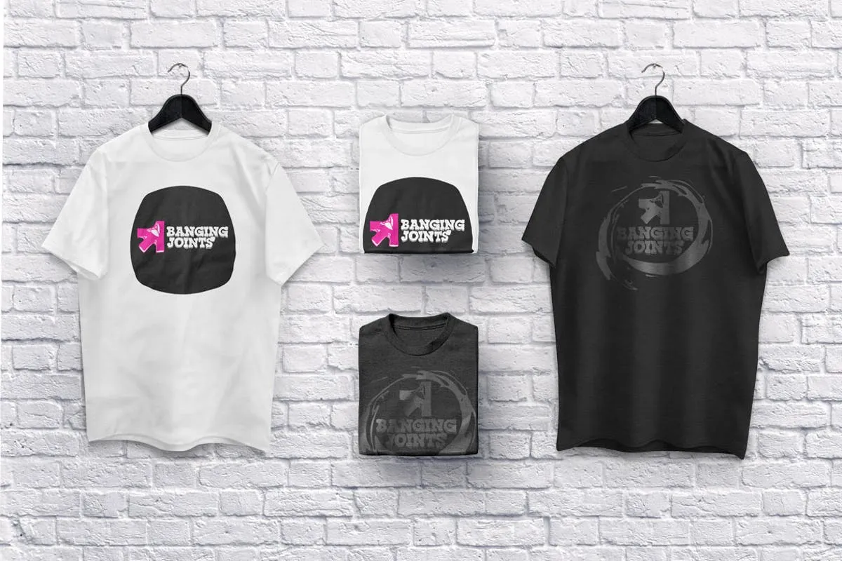 时尚品牌T恤系列服装样机 T Shirt Collection Mockup