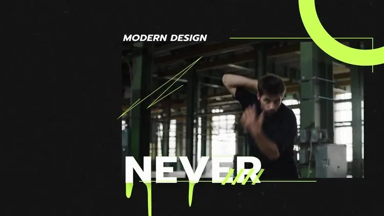 活力动画街头揭幕战像素设计精选AE模板