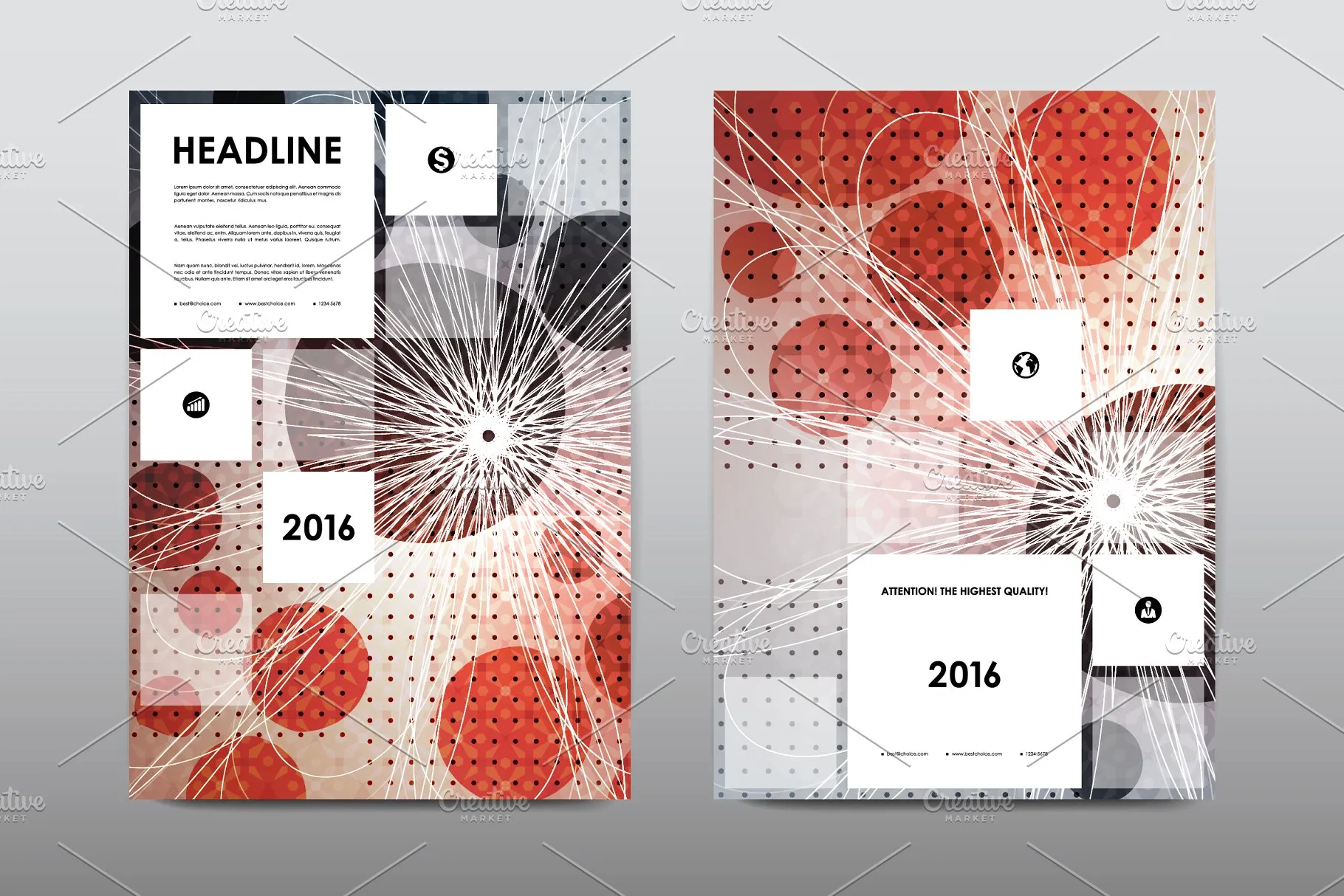 50+企业画册模板合集 50+ Business Brochures Bundle插图(7)