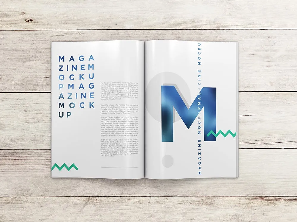 逼真质感的高端A4尺寸房地产楼书杂志品牌手册画册设计VI样机展示模型mockups插图(5)