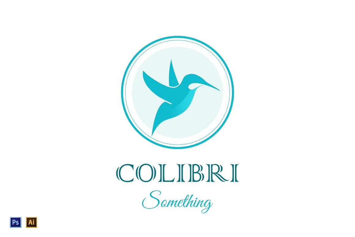 小鸟图形Logo模板 Bird Logo插图