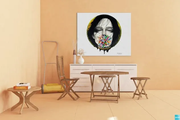 墙体艺术油画展览作品展示样机模板Vol.5 Art Wall Mockups Vol.5插图(8)