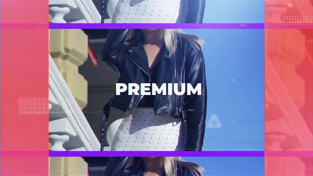 丰富过渡效果的时尚专区像素设计精选AE模板