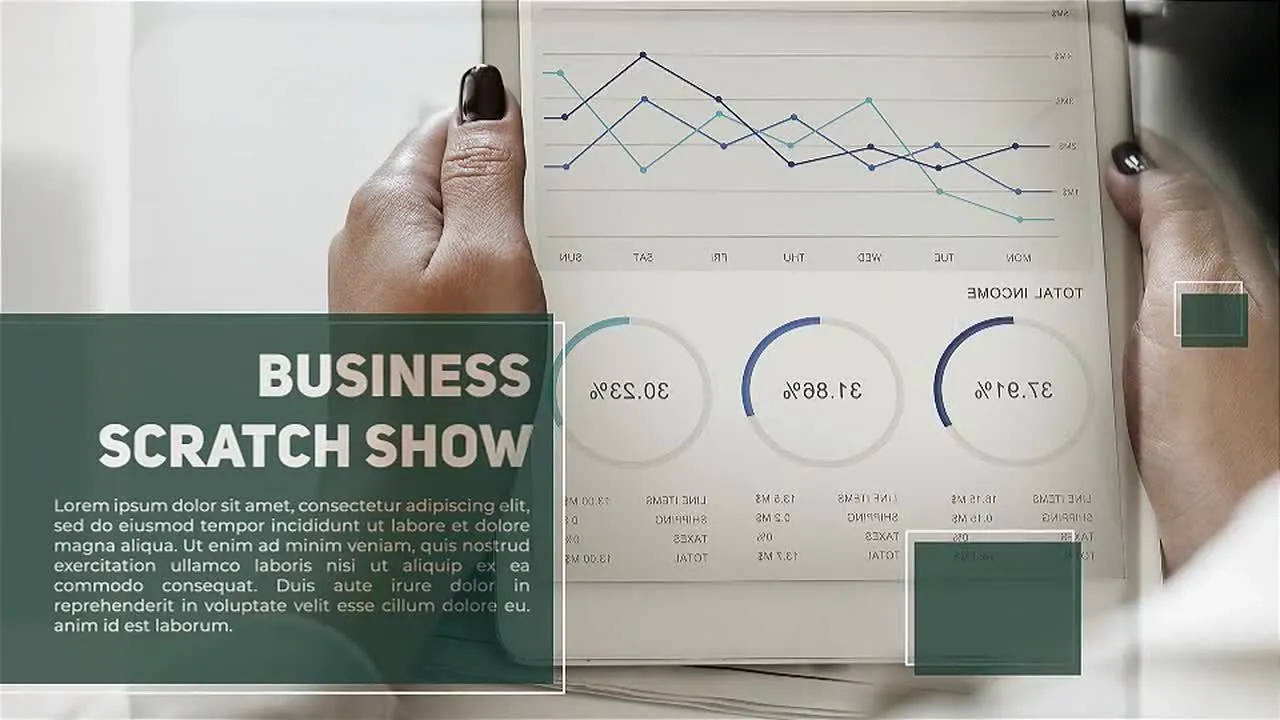 干净精美的商务介绍像素设计精选AE模板