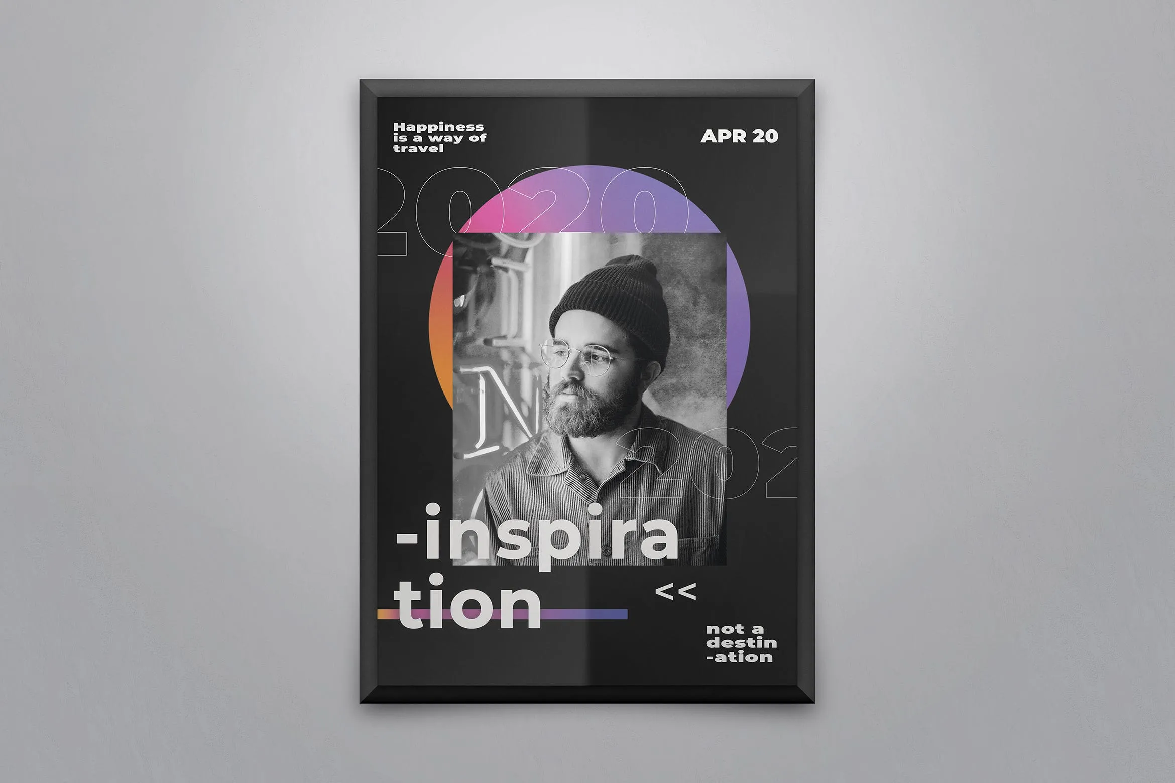 干净利落的艺术活动传单设计模板 Art Event Flyer Template