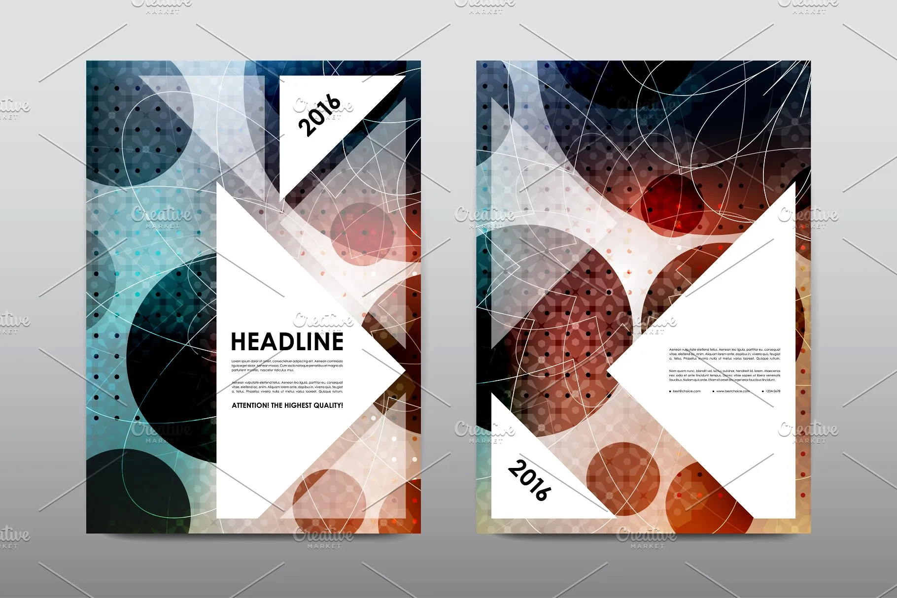 50+企业画册模板合集 50+ Business Brochures Bundle插图(4)