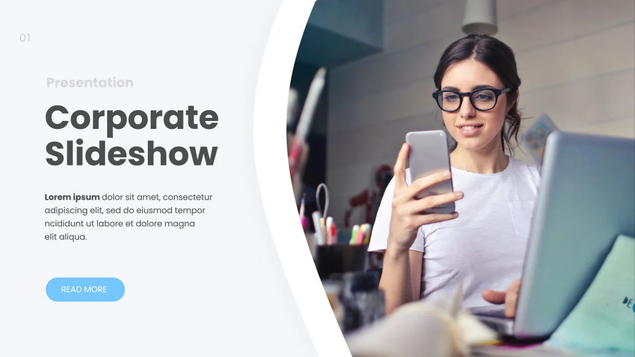 企业幻灯片放映品牌介绍像素设计精选AE模板