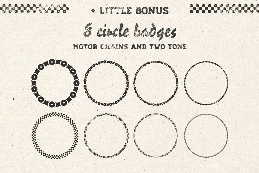 创意手绘老式汽车摩托车剪贴画合集 Hand drawn Cars and Bikes插图(4)