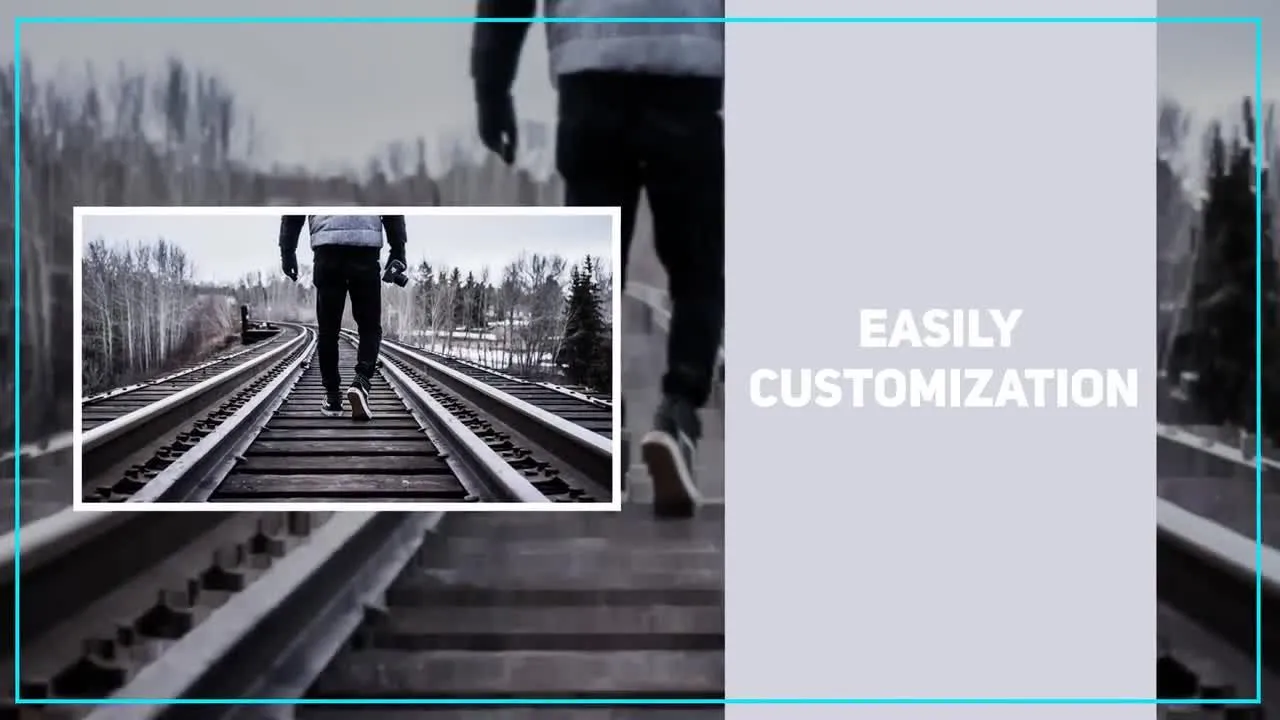 置换开启者视频促销像素设计精选AE模板