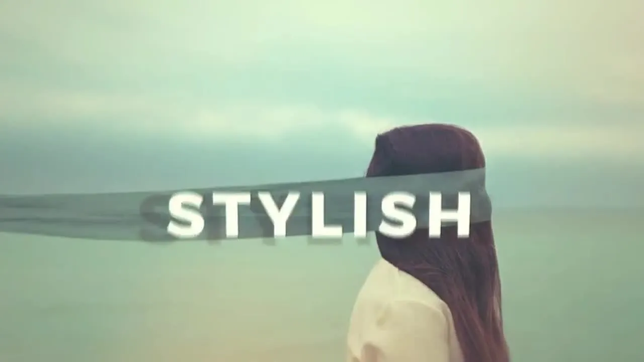 滑动效果广告幻灯片放映像素设计精选AE模板