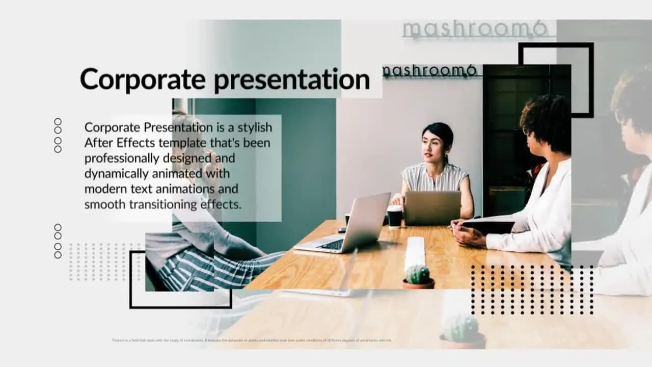 清洁公司介绍企业动画像素设计精选AE模板