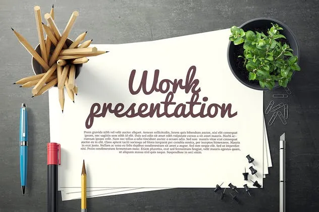 高品质办公场景艺术品样机 Artwork Mockup插图(3)