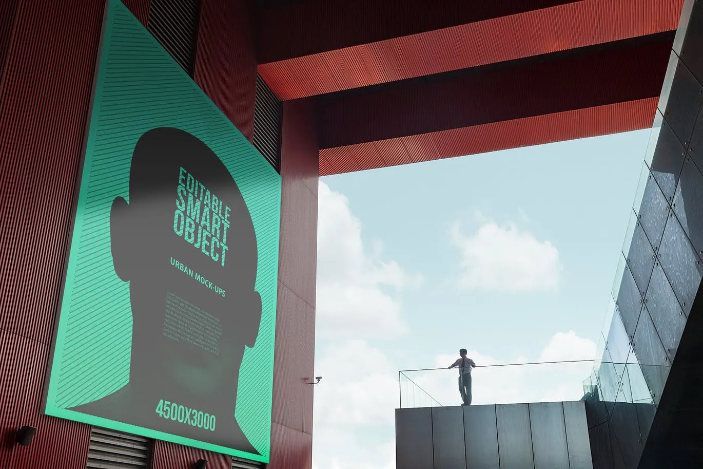 城市海报广告牌设计效果图预览样机像素设计精选模板#1 Urban Poster / Billboard Mock-up#8211; Huge Edition #1