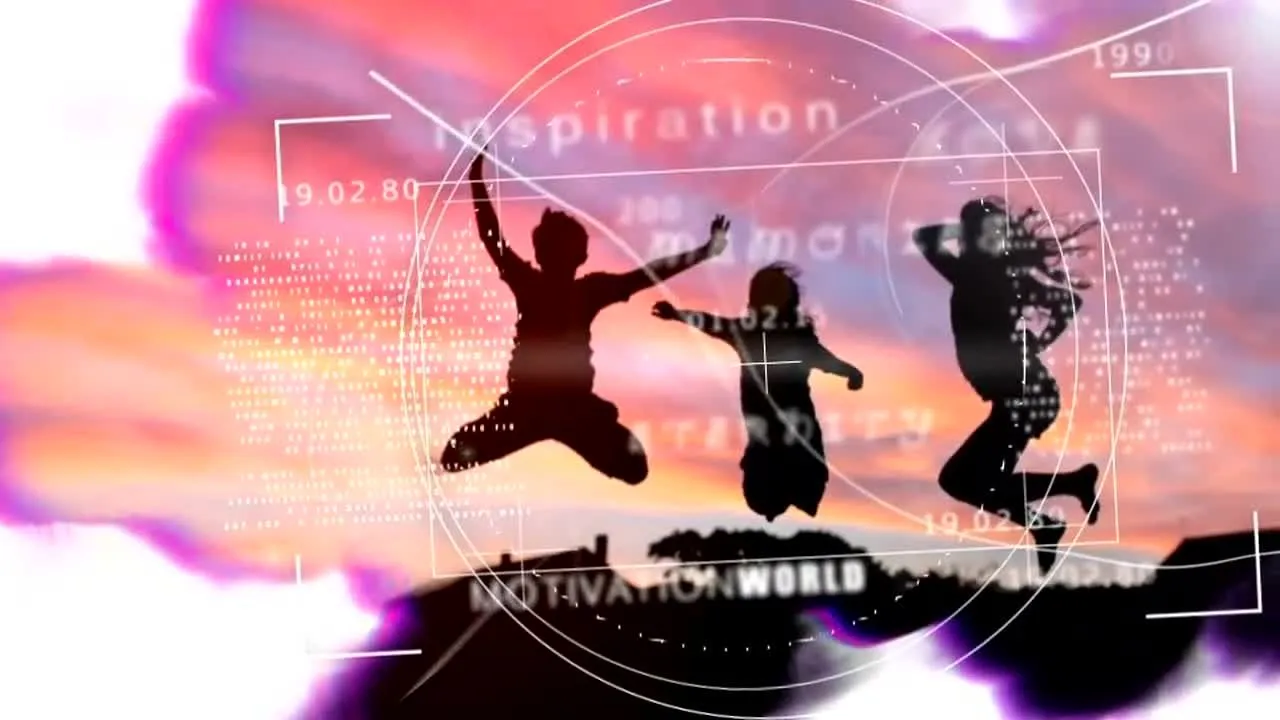 夏季风光颜色涂料效果像素设计精选AE模板