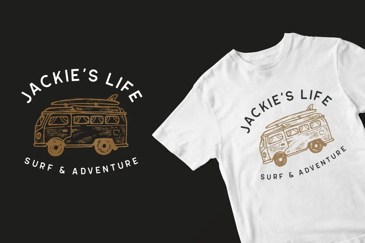 复古图形文字风格Logo设计模板合集07 Modern Vintage Logopack 07插图(1)