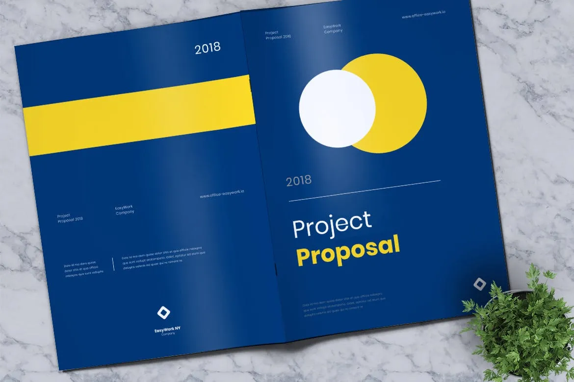 时尚高端简约IKEA宜家风格配色的项目品牌手册画册房地产楼书时尚杂志书籍装帧设计模板（indd）插图(4)