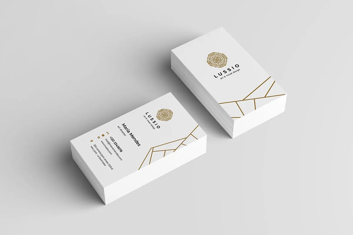 极简主义设计风格名片模板 Business Card插图