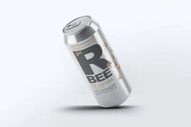 啤酒易拉罐外观包装设计样机模板 Beer Can Mock-Up插图(6)