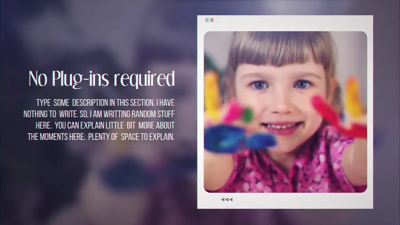 贯穿框架的生活照片像素设计精选AE模板