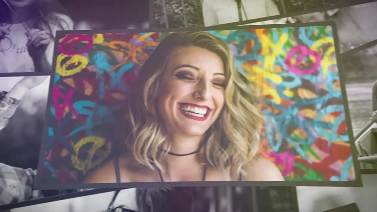 缓慢的电影风格情感照片幻灯片像素设计精选AE模板