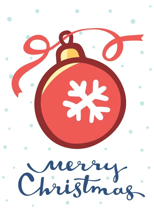 圣诞节&新年庆祝主题简易矢量手绘图形素材 Collection of Christmas cards插图(2)