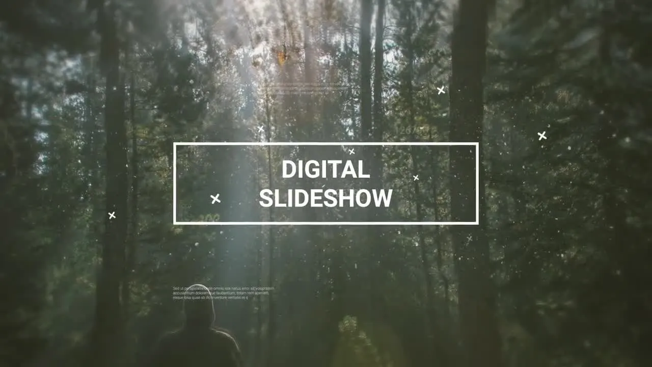 精致视差效果平滑清晰过渡像素设计精选AE模板