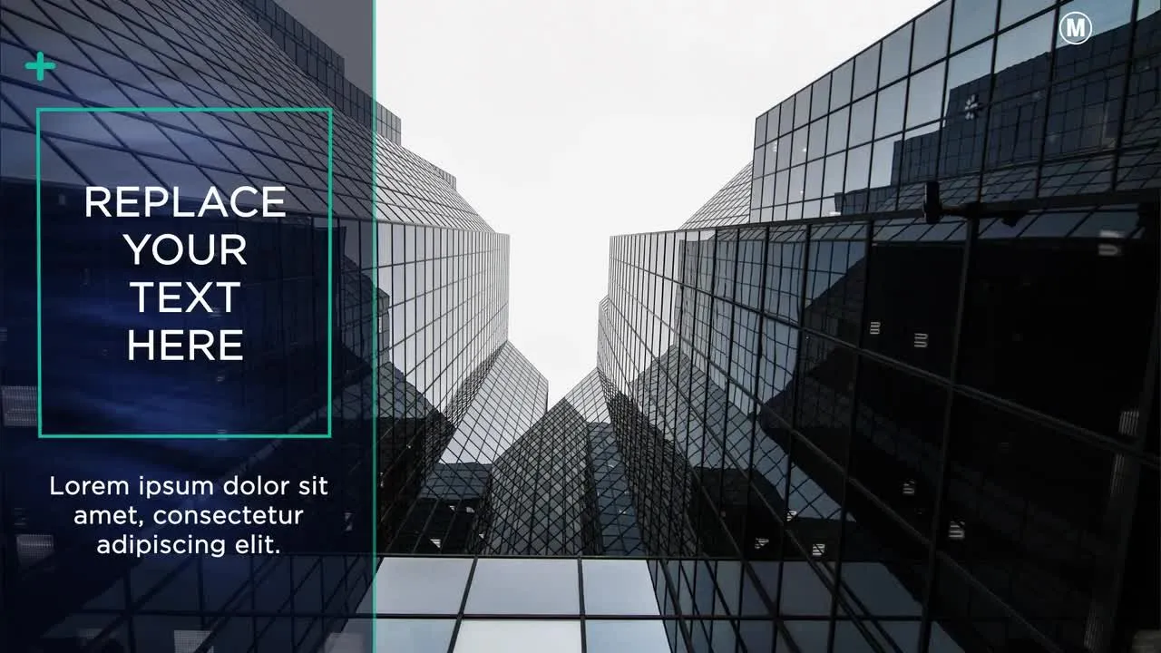 时尚商务企业宣传片展示像素设计精选AE模板