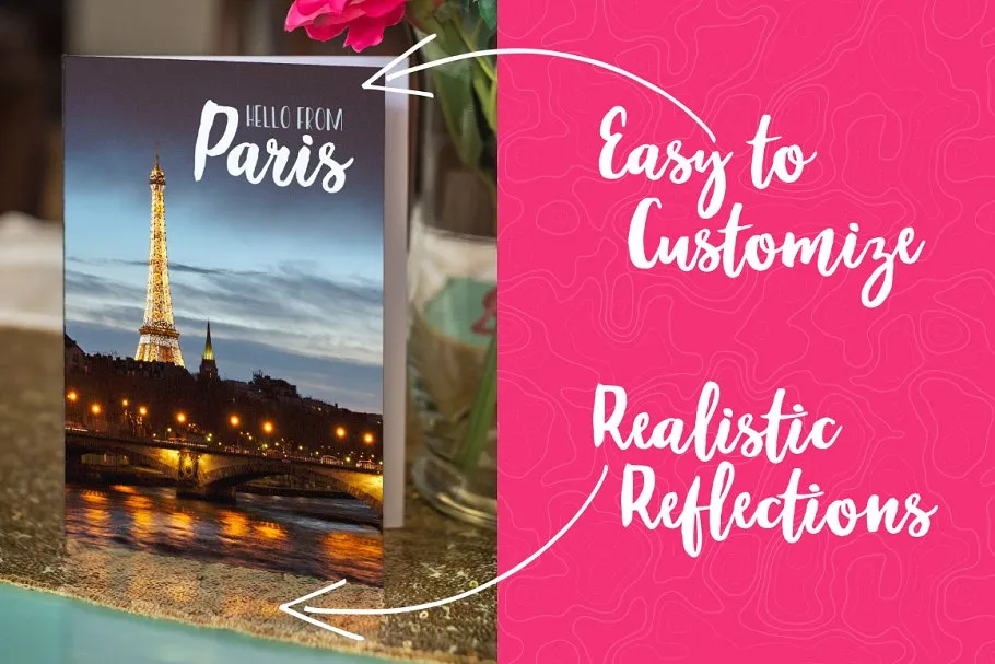 邀请卡片贺卡样机模板v1 Greeting Card Mockups Volume 1插图(1)