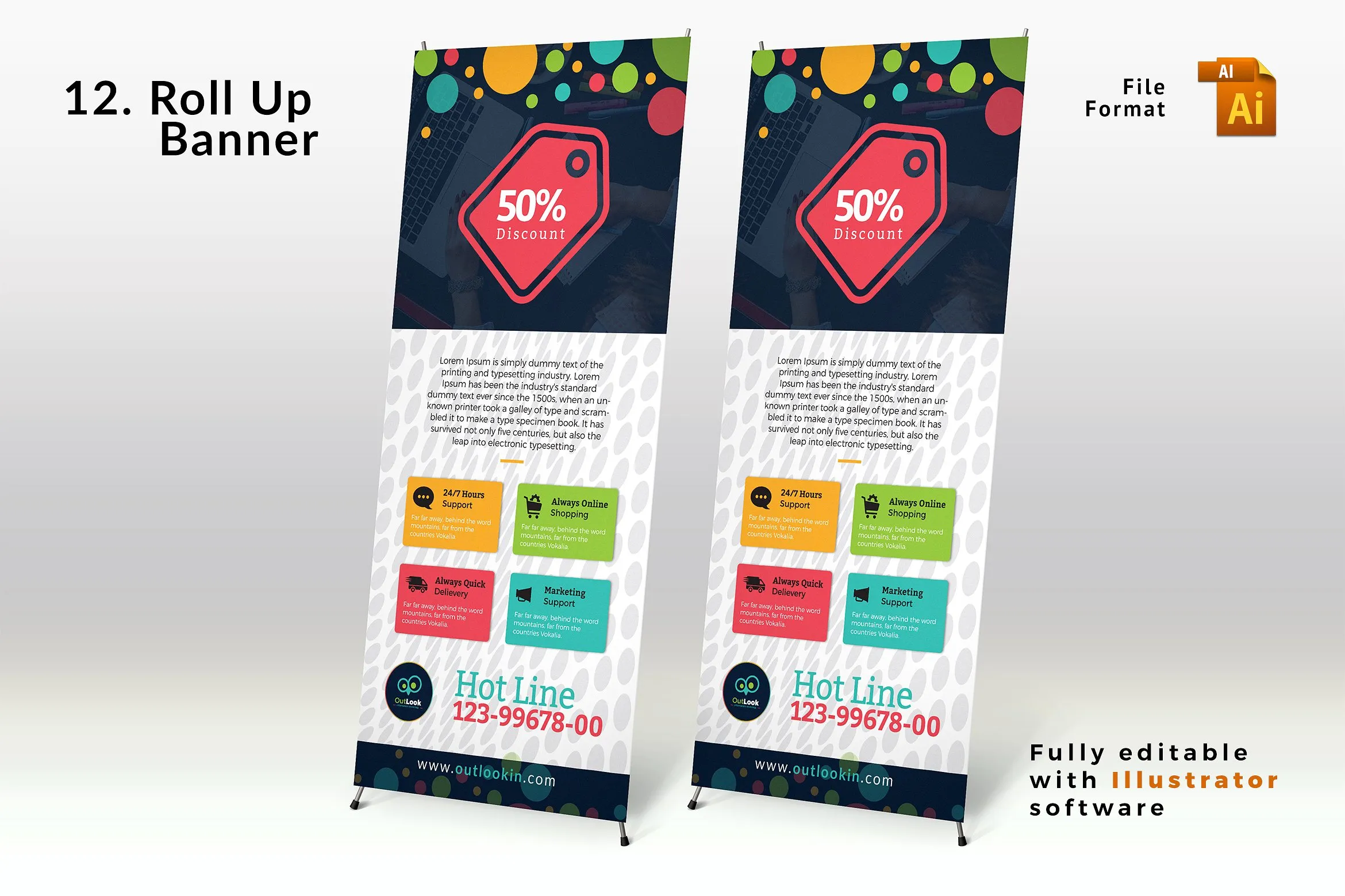 超级品牌 VI 展示样机集合 Branding Corporate Identity插图(14)