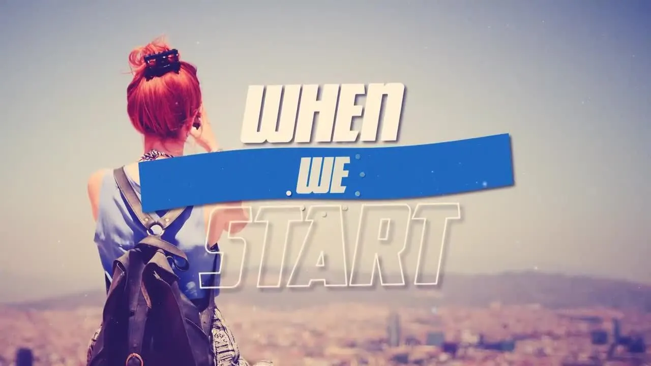 清新的开场演示视频像素设计精选AE模板