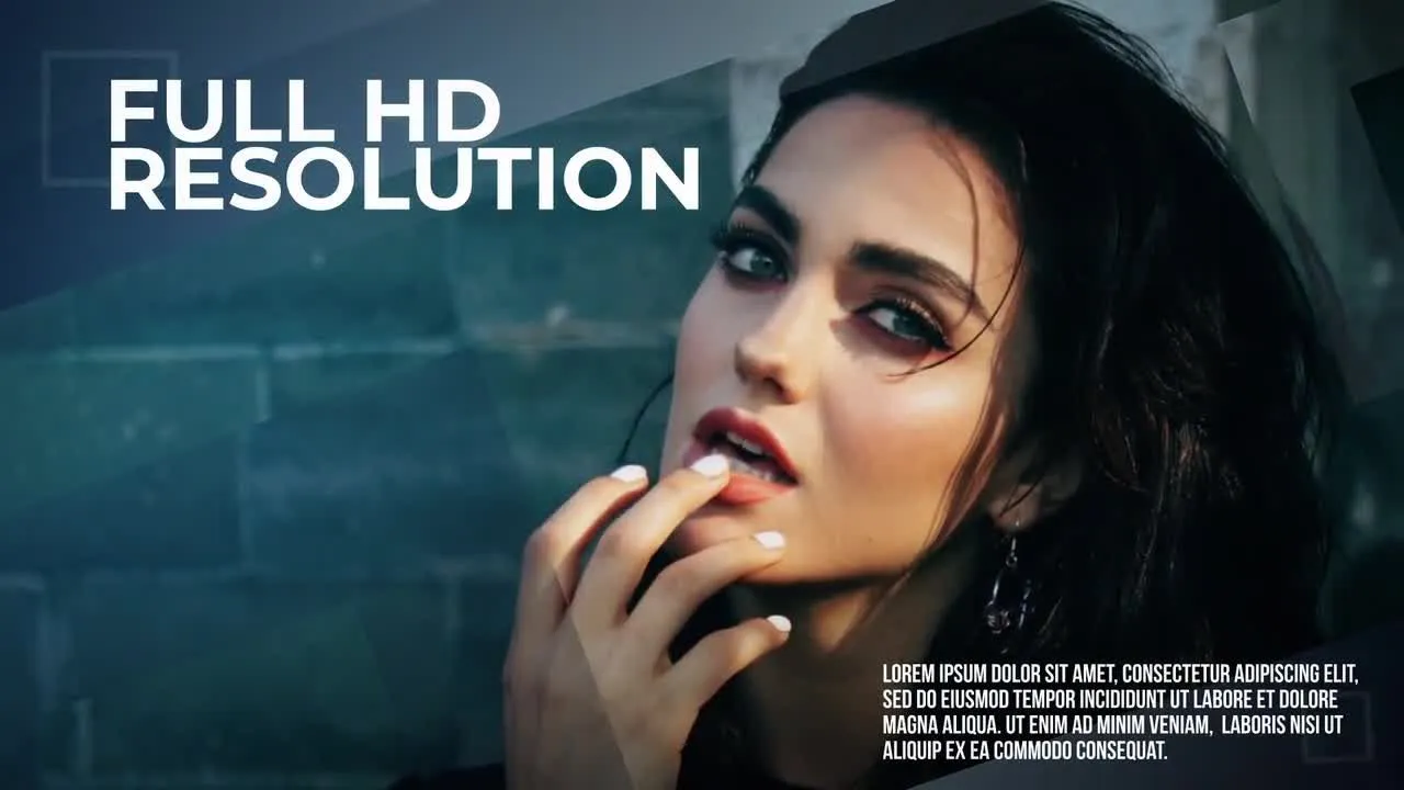 现代简约的企业幻灯片像素设计精选AE模板