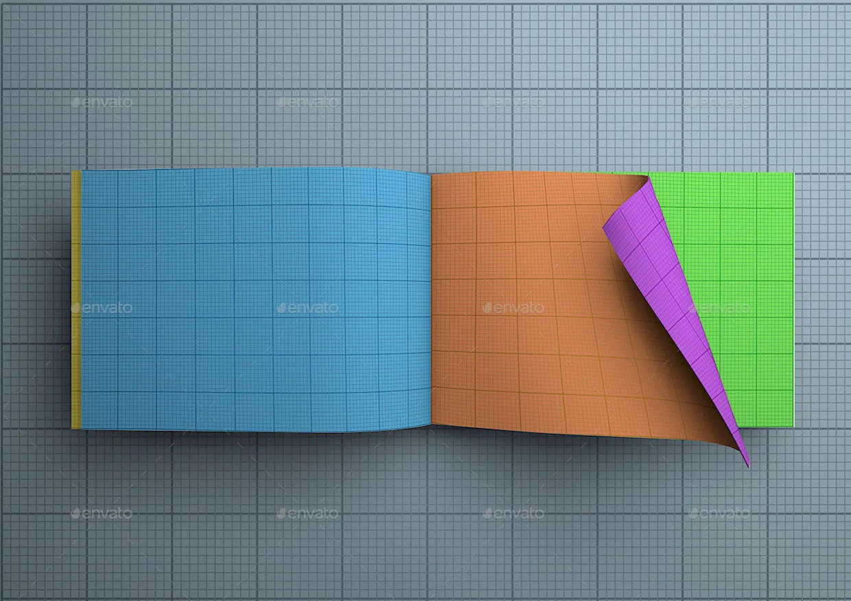A4尺寸的杂志模型和场景生成器[psd]插图(7)