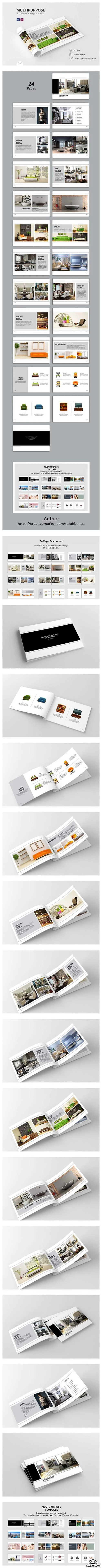 一款实用的横版企业画册模版下载[indd,psd]插图